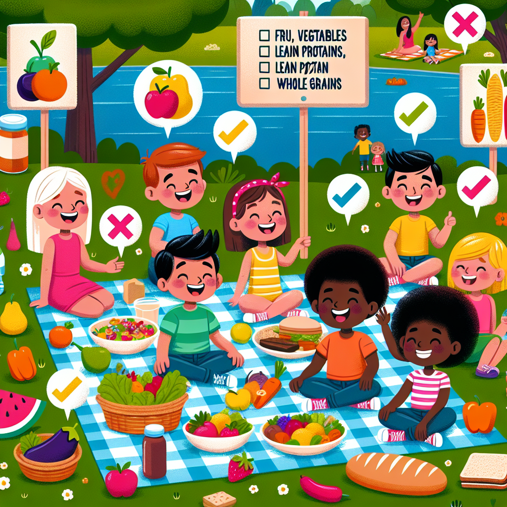 Kreativitas Berkarya: Poster Makanan Sehat Kartun untuk Anak-Anak