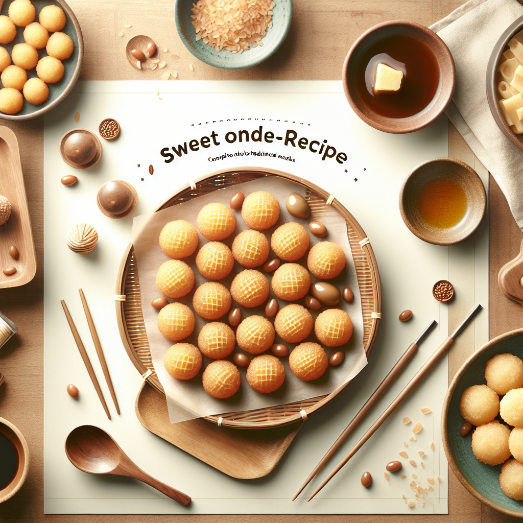 Resep Onde-Onde Manis: Panduan Lengkap Membuat Camilan Tradisional yang