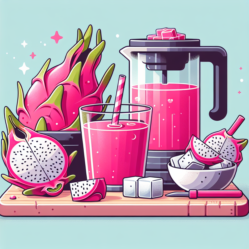 Resep Jus Buah Naga Segar: Cara Membuat Minuman Sehat yang Lezat